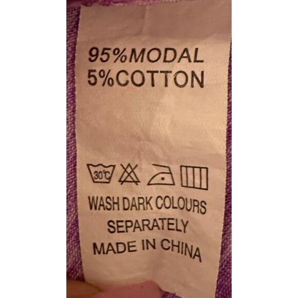 Two Women’s Exercise Tops Large and XL Purple and Lavender- Adidas and No brand - Picture 10 of 10